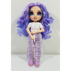 Rainbow High Jr High PJ Party Violet Purple 9" Posable Fashion Doll Original Out